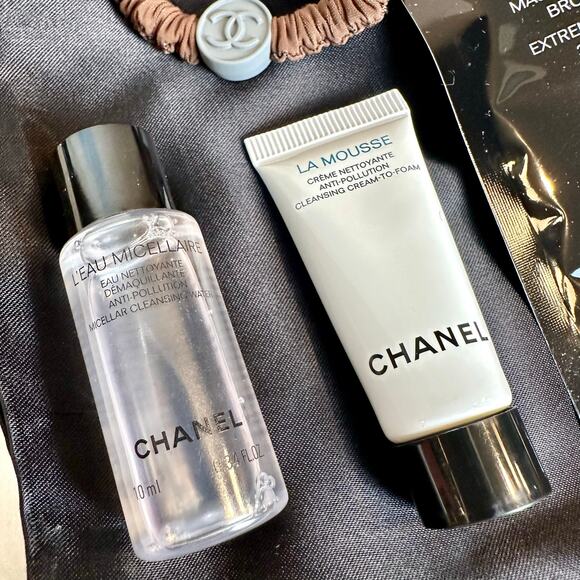 CHANEL beauty line coin pouch (#5 parfum) card holder keychain NEW! GIFT! - Picture 10 of 12